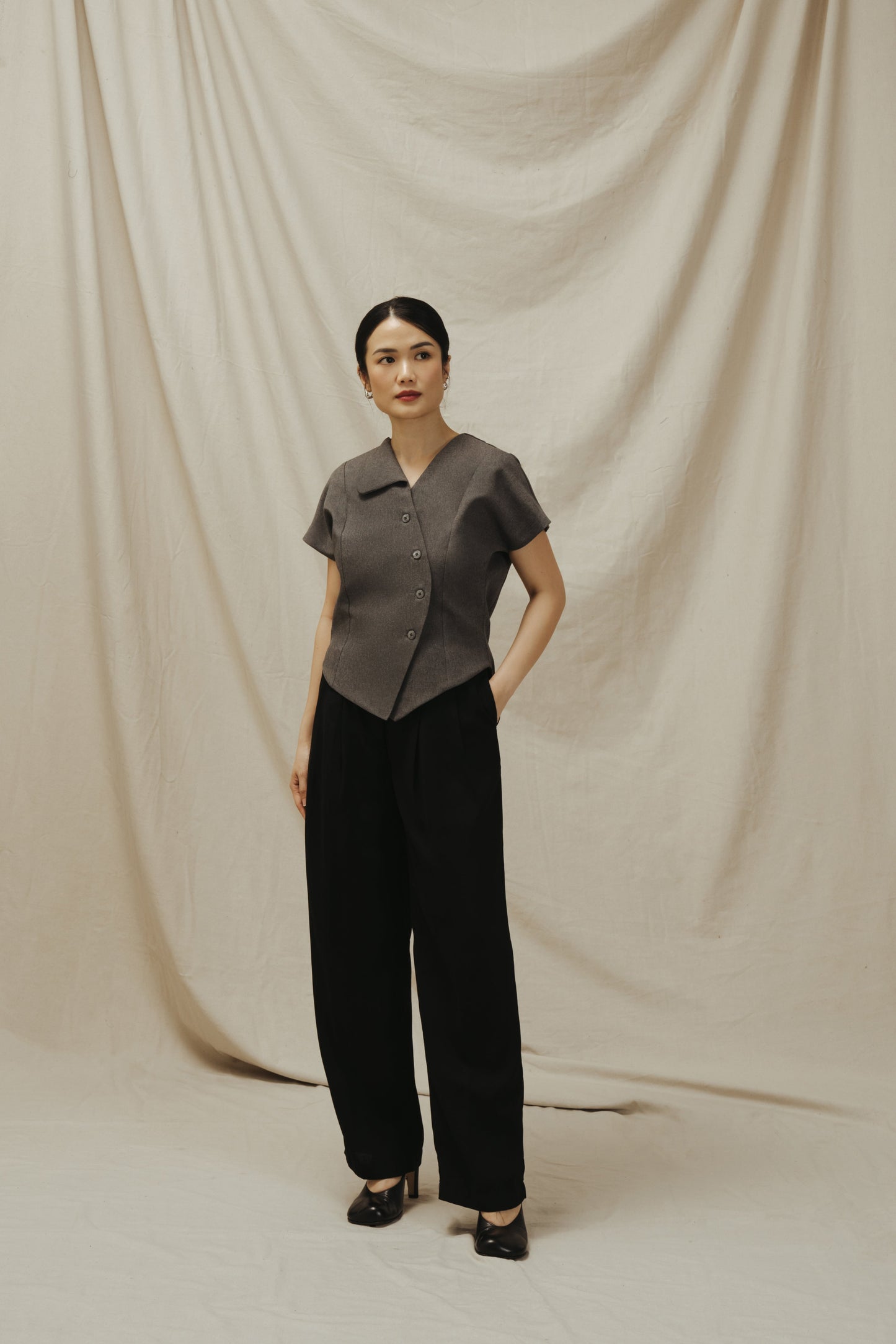 Cindy Top | Gray