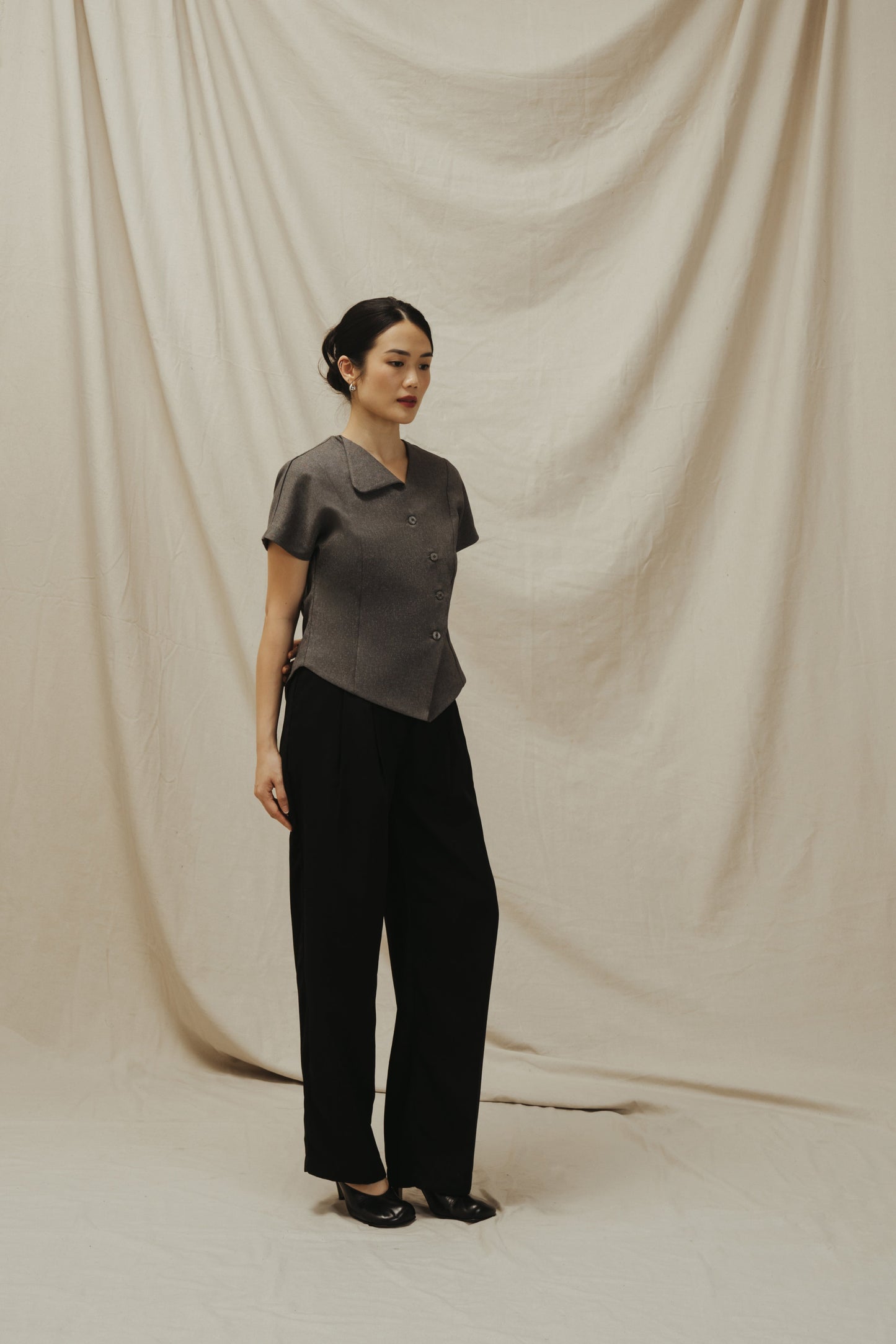 Cindy Top | Gray